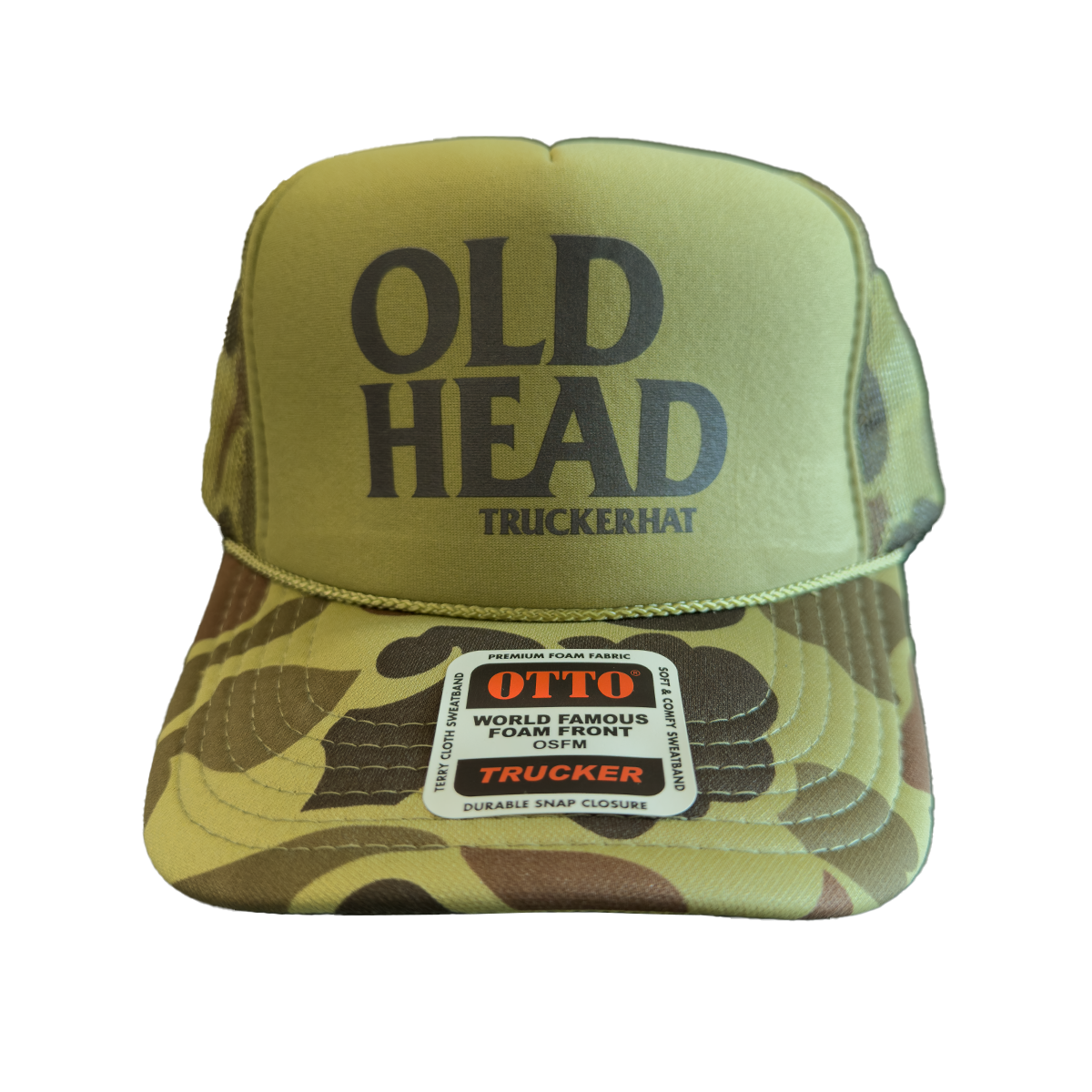 Mud Old Head Trucker Hat - Green Camo