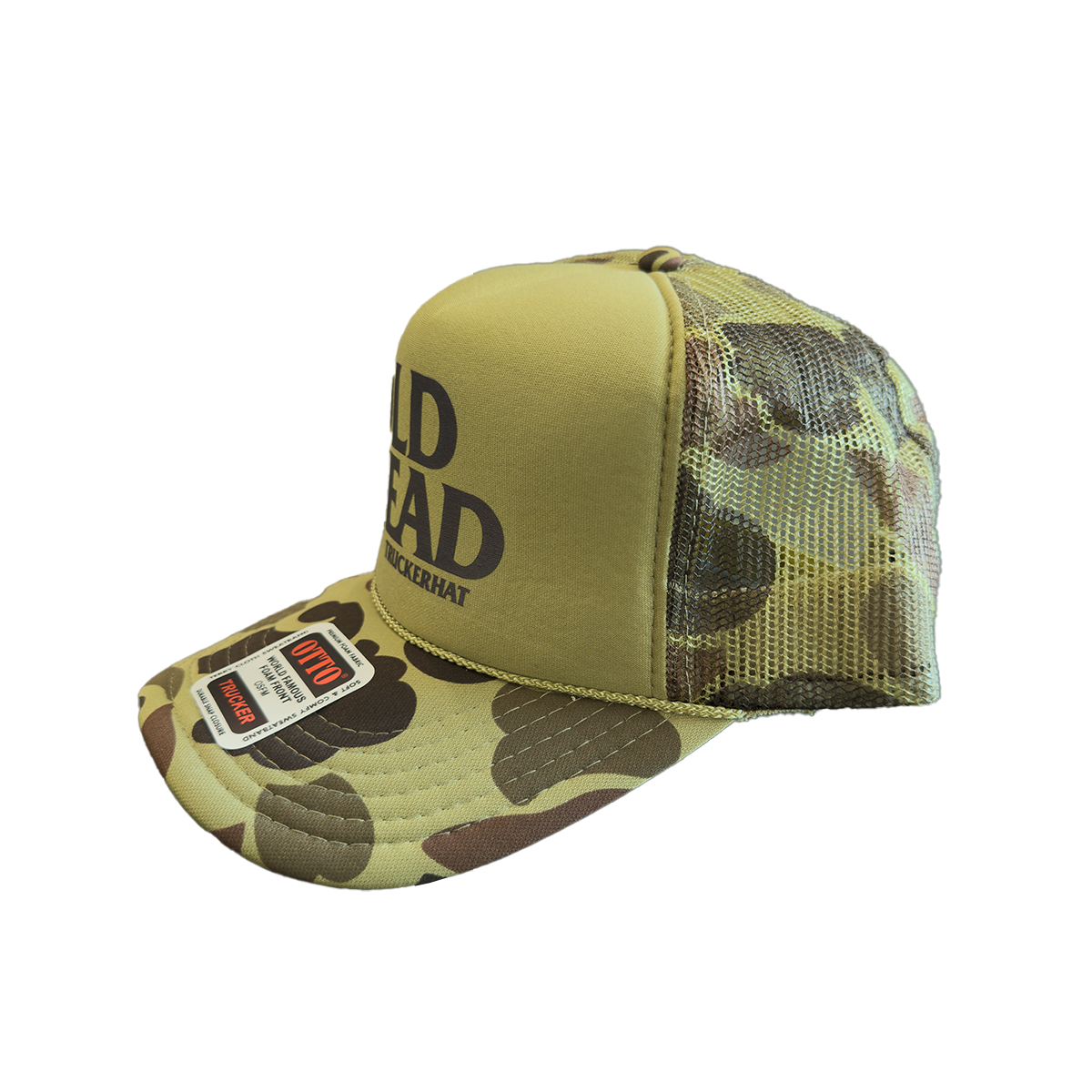Mud Old Head Trucker Hat - Green Camo