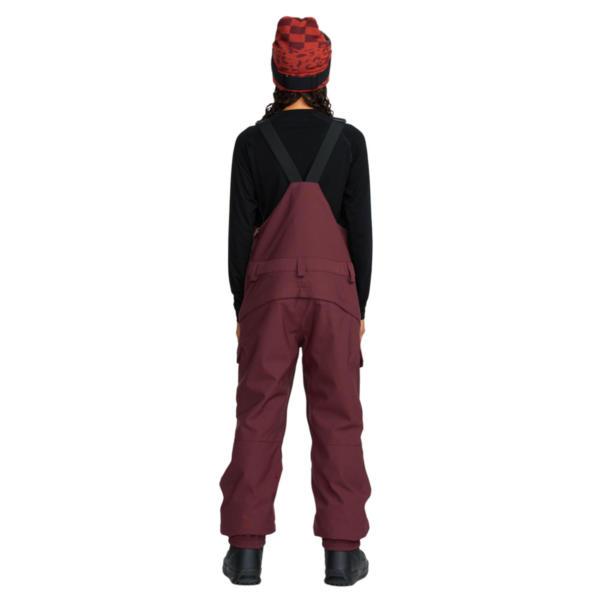 2026 SAMPLE Volcom Women's Creston 3D Stretch Bib Overall - Oxblood