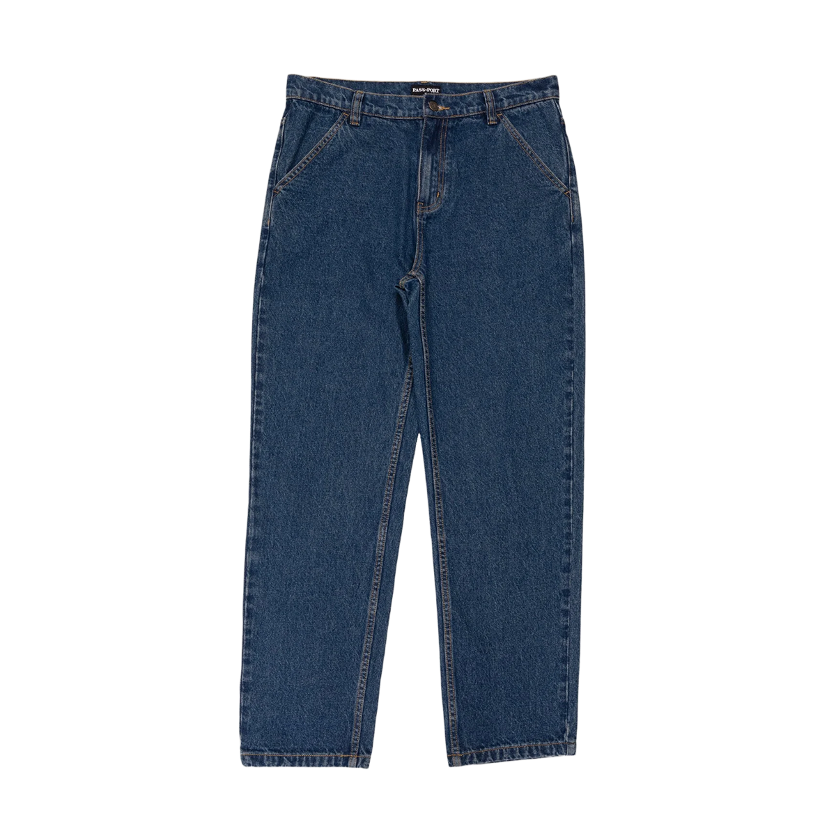 Passport Workers Club Straight Leg Jean - Washed Dark Indigo