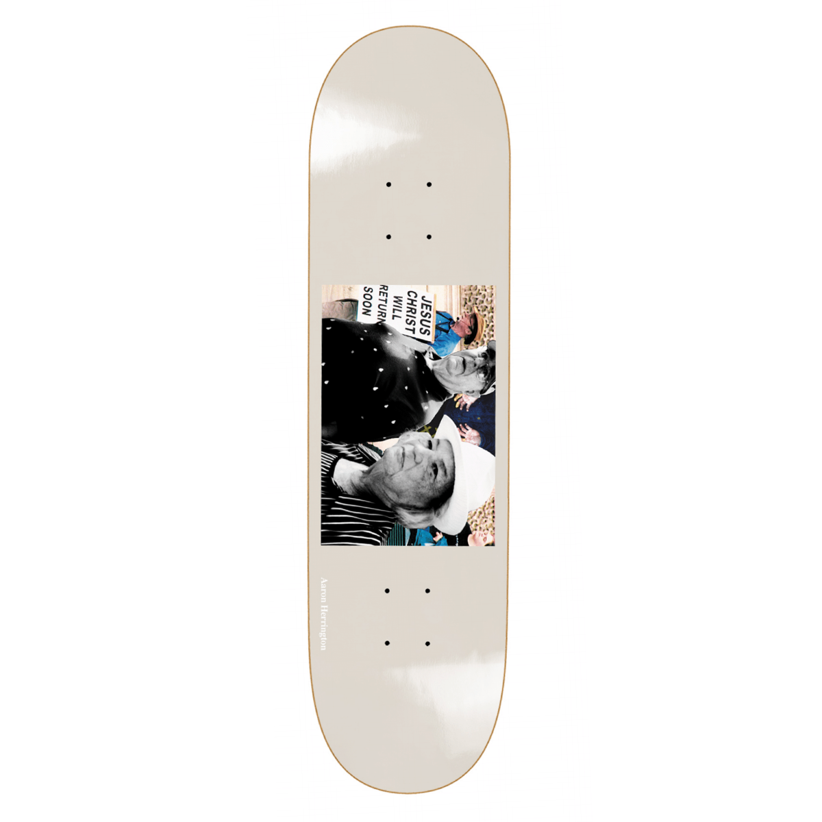 Polar Aaron Herrington Return Soon Cream Skate Deck - 8.0