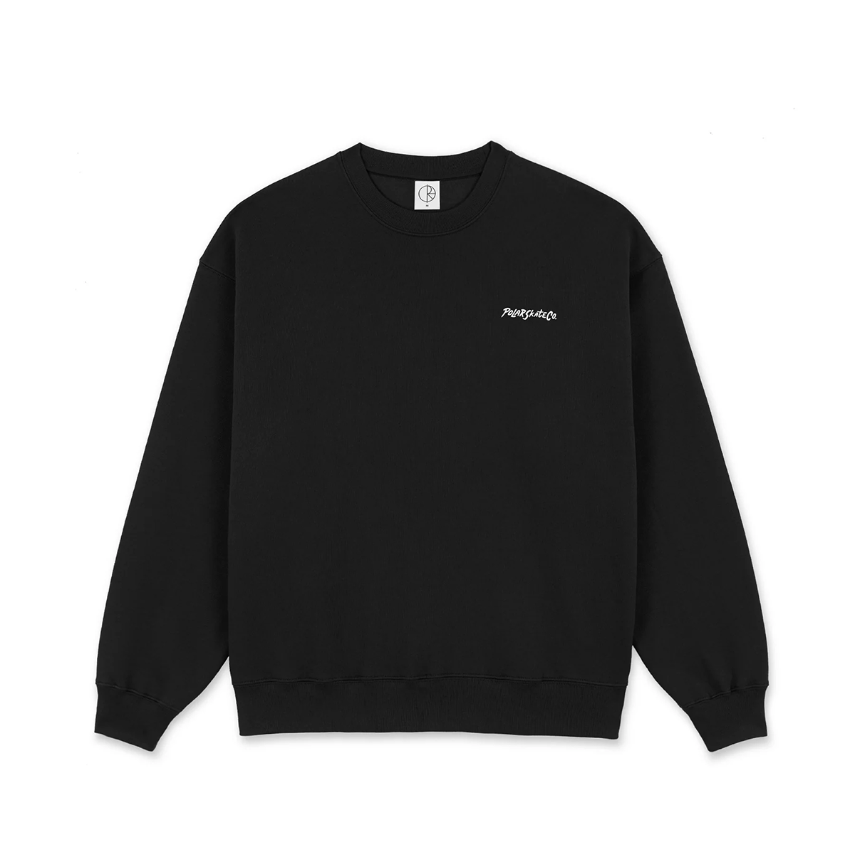 Polar Dave Surf Logo Crewneck - Black