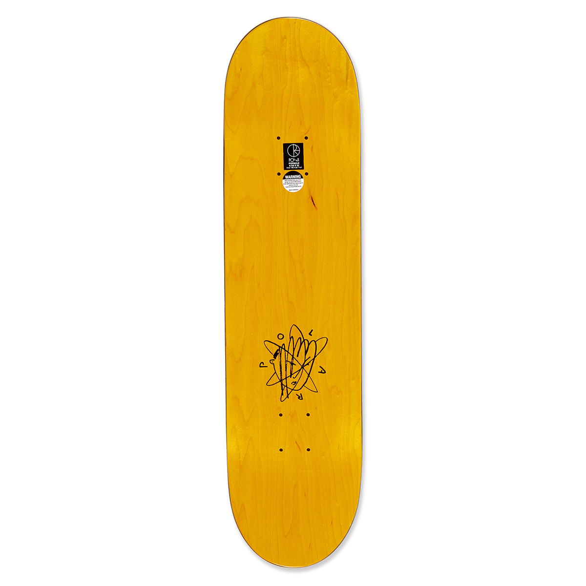 Polar Roman Gonzalez Stay In Motion Yellow Skate Deck - 8.375