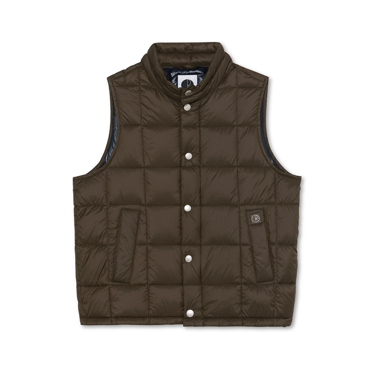 Polar Lightweight Puffer Vest - Brown