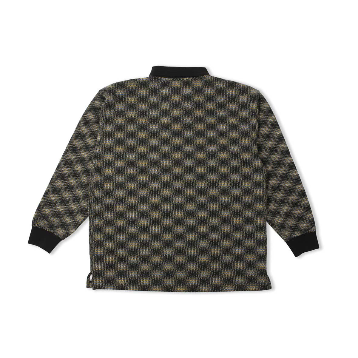 Theories ESP Longsleeve Polo Shirt - Black / Lilac