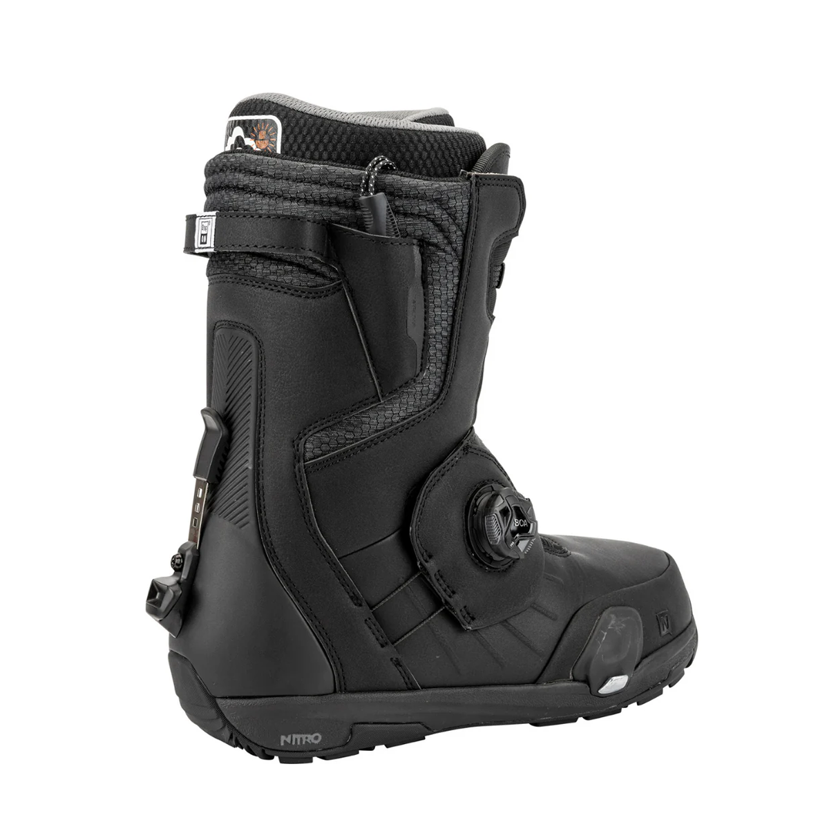 Nitro 2025 Profile Step On TLS Snowboard Boots - Black Nitro 2025 Profile Step On TLS Snowboard Boots - Black