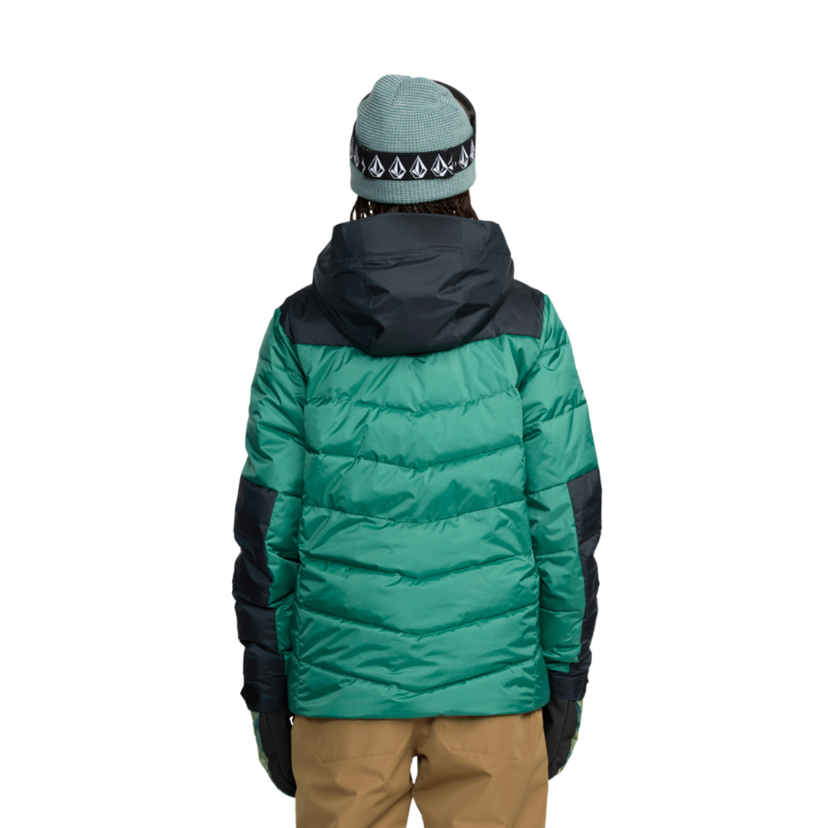 2026 SAMPLE Volcom Women's Estes Puff Snow Jacket - Spruce Green