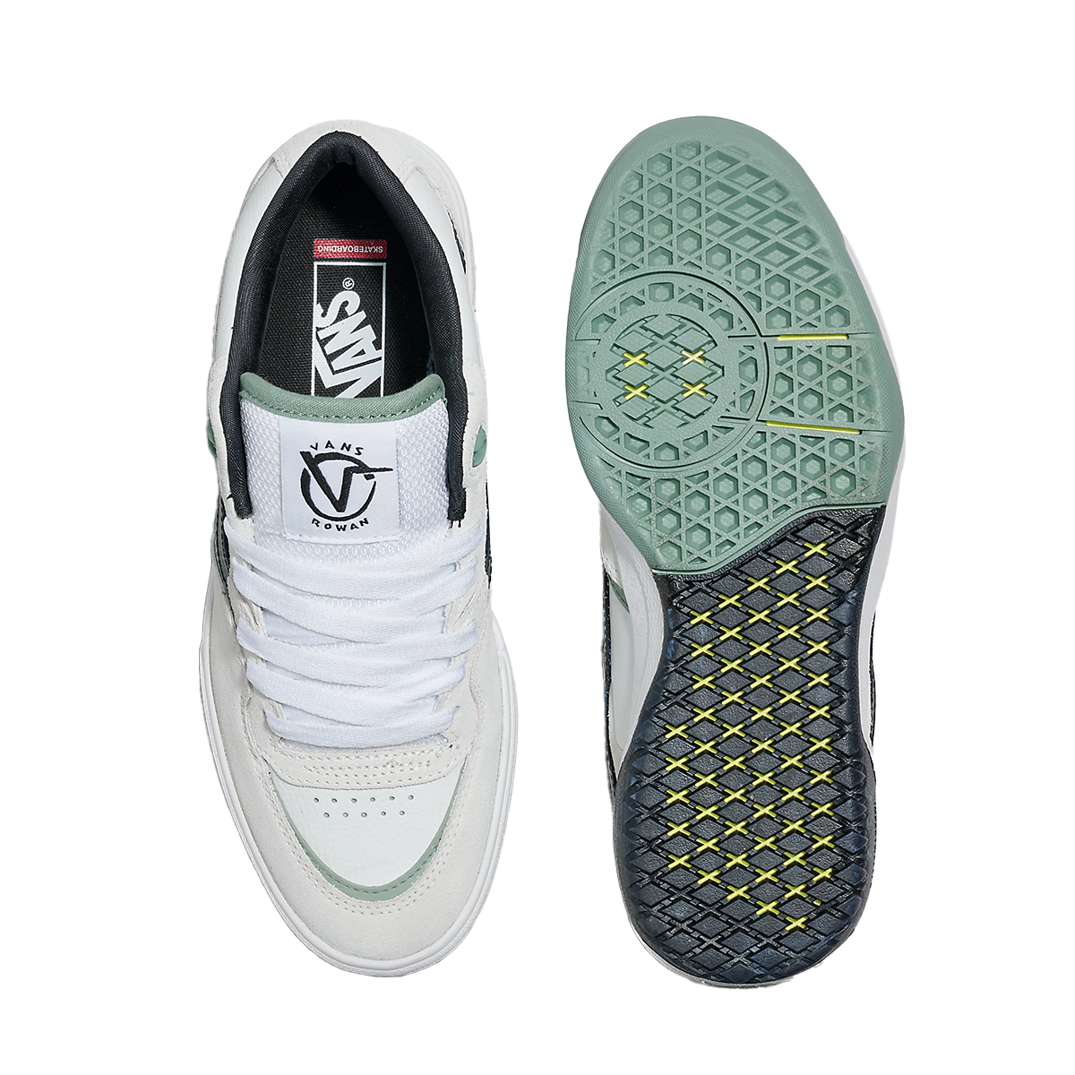 Vans Rowan 2 Shoes - Blanc De Blanc White - Directive Boardshop Vans Rowan 2 Shoes - Blanc De Blanc White - Directive Boardshop