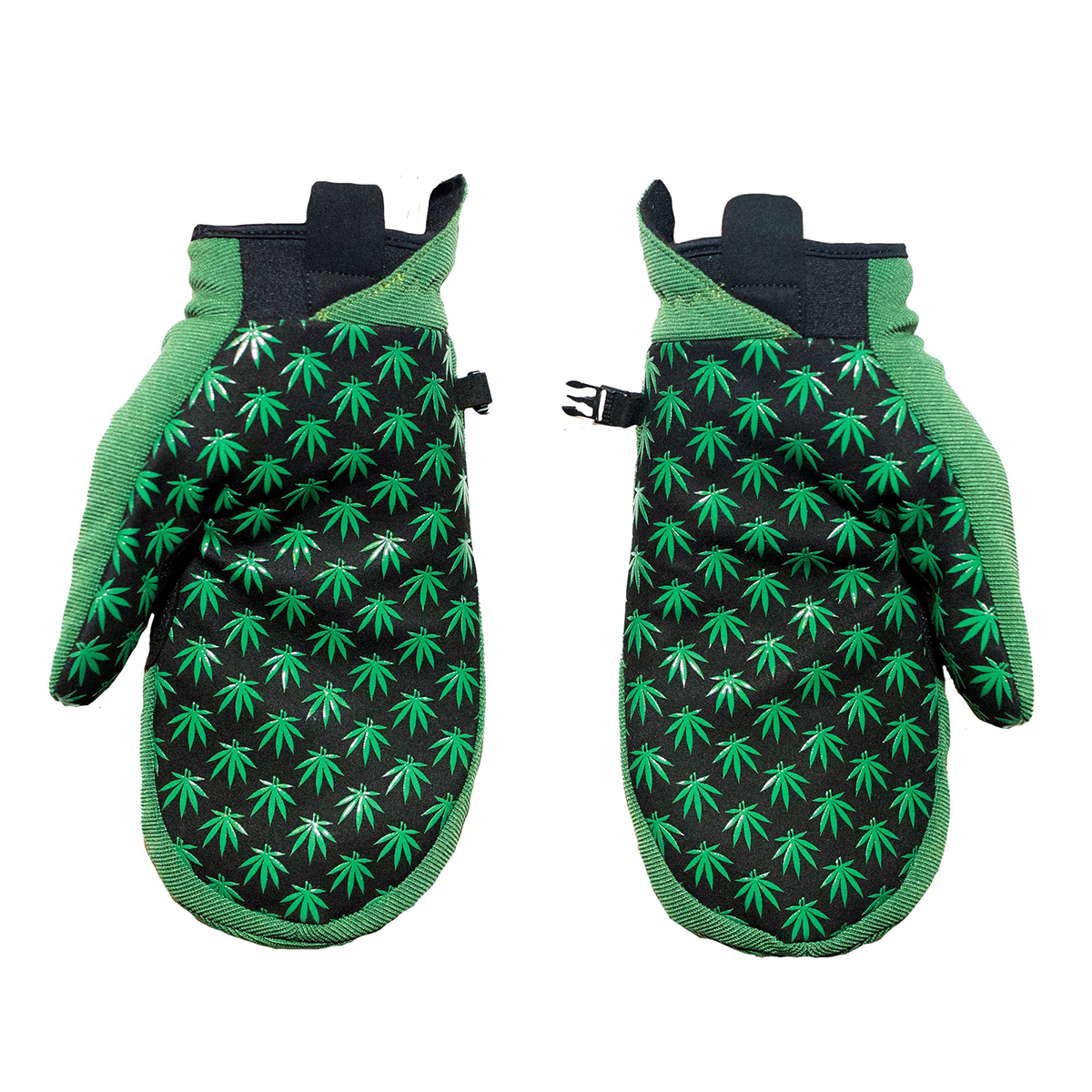 Salmon Arms Spring Mitt - Green Leaf