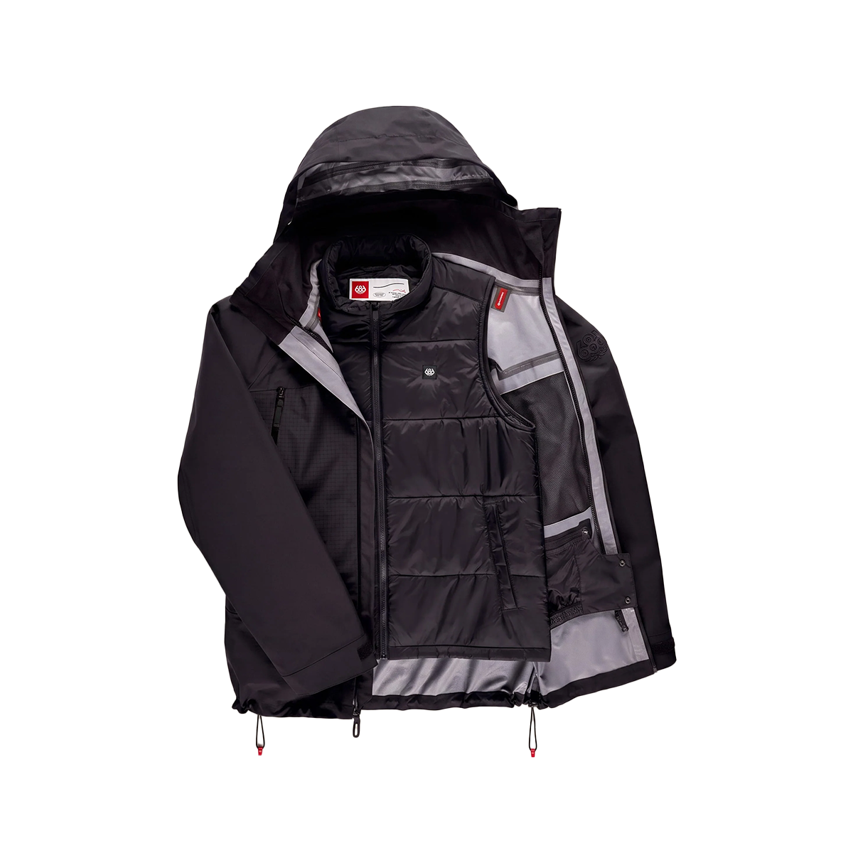 686 Smarty 3-in-1 Rodeo 3L Jacket - Black