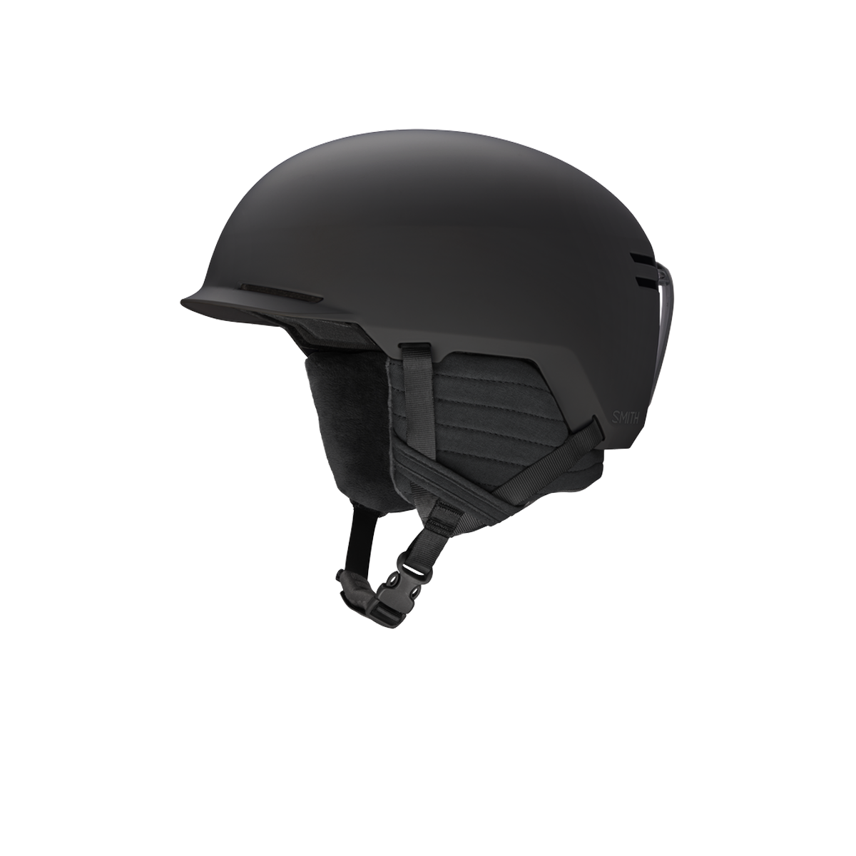 Smith Scout Round Contour Fit Snow Helmet - Matte Black