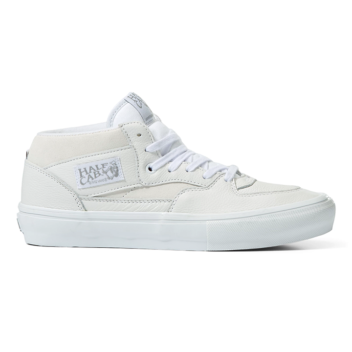 Vans Daz Skate Half Cab Shoes - White/White