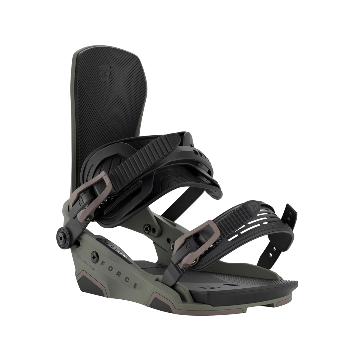 Union 2027 Force Team Snowboard Bindings - Tactical Green