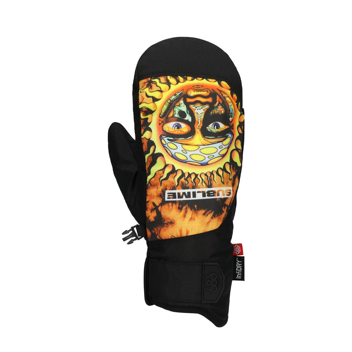 686 Men's Sublime Primer Mitt - Orange Tie Dye