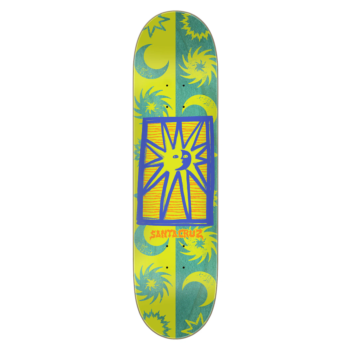 Santa Cruz Sun Stamp Feelbase Skate Deck - 7.75