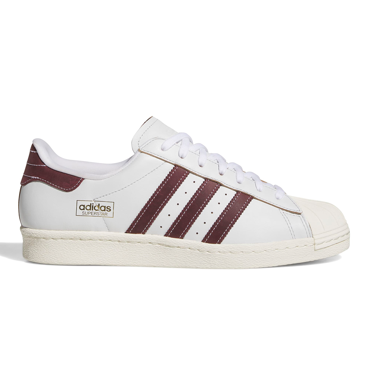 Adidas Superstar 80 ADV Shoes - White / Shadow Red