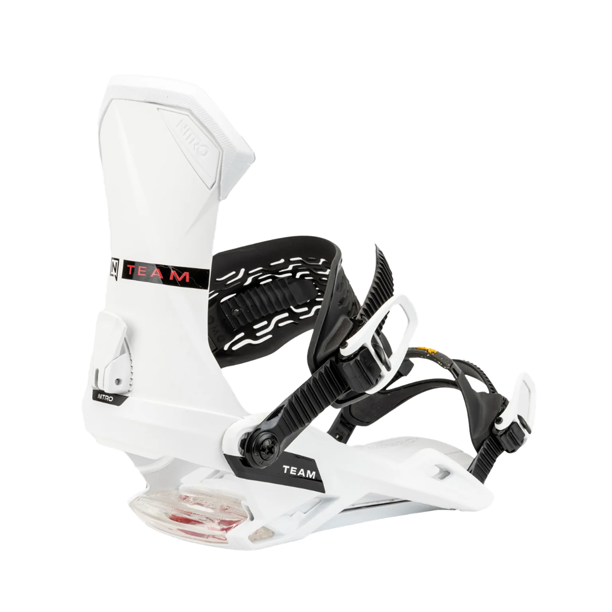 Nitro 2025 Team Snowboard Bindings - White