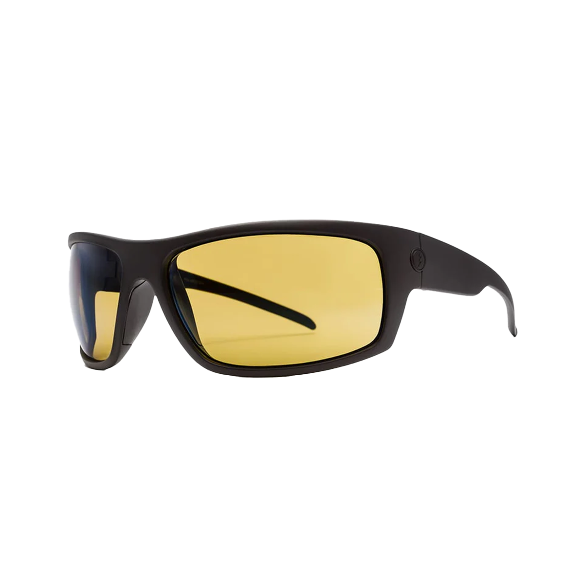 Electric Tech One XL Sport Sunglasses - Matte Black / Yellow Polarized Pro