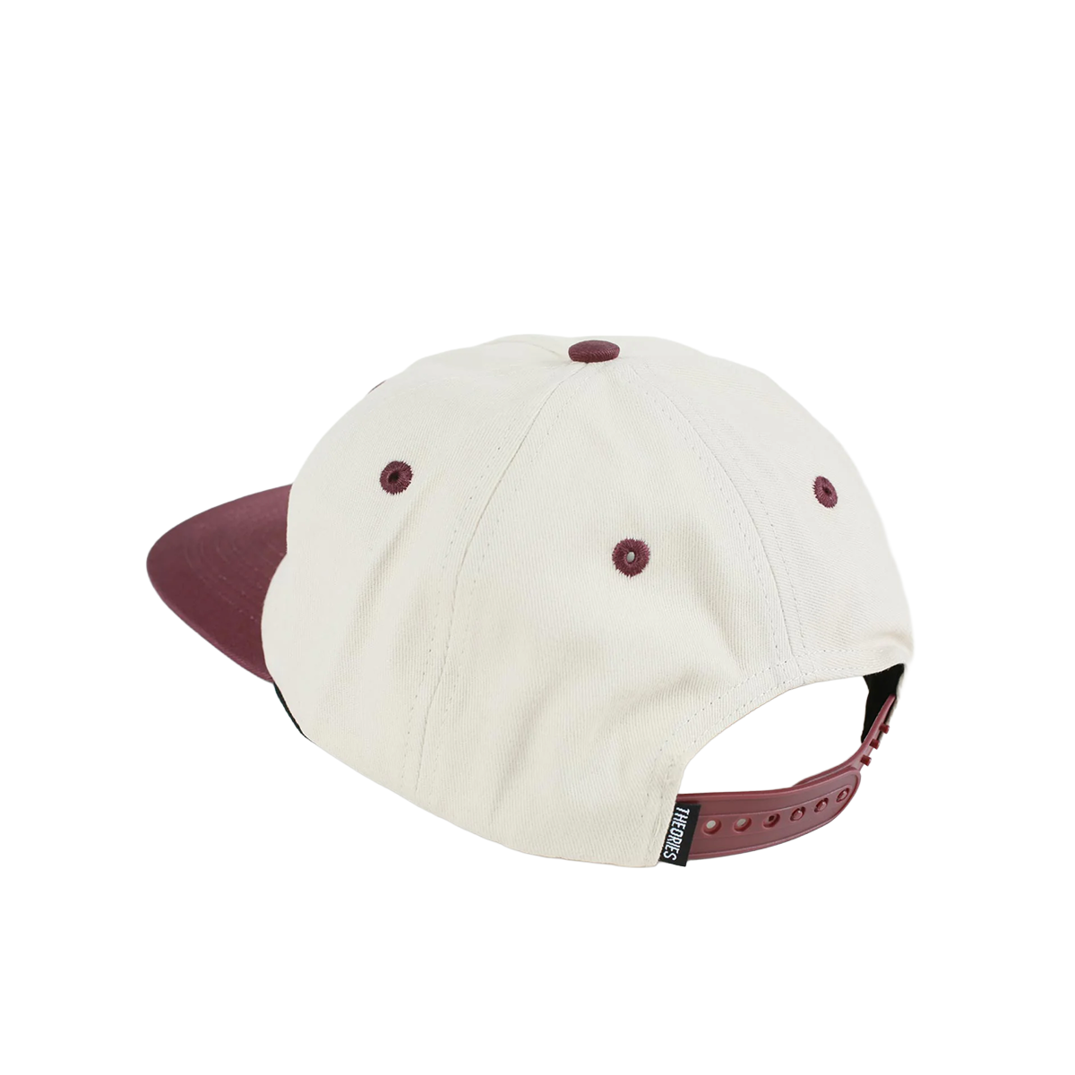 Theories Conscious Kitty Snapback Hat - Wine / Stone