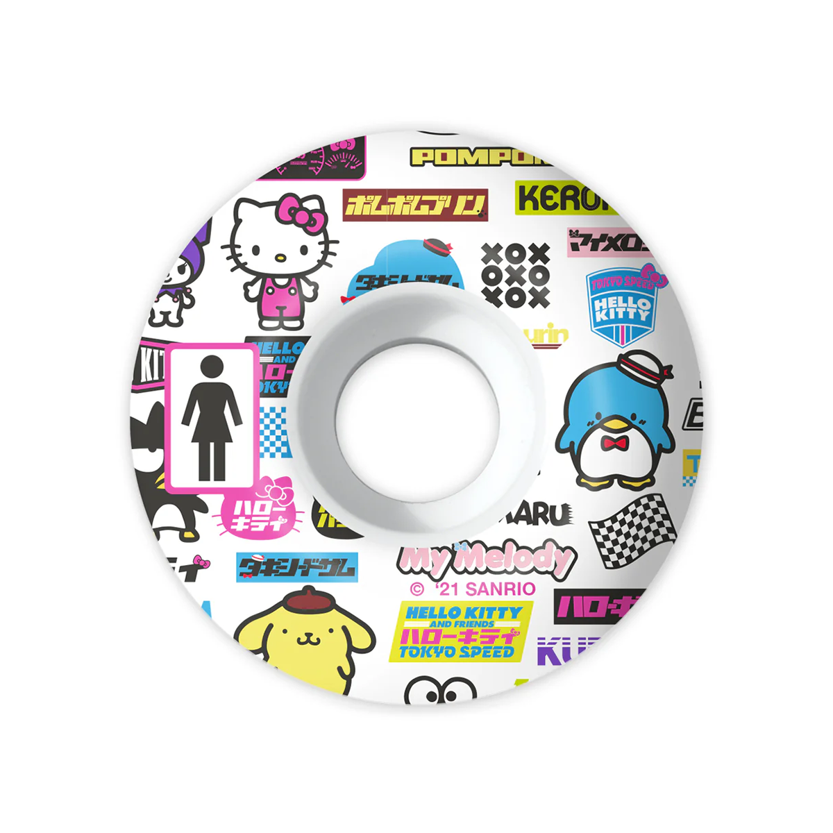 Girl Tokyo Speed Staple Skate Wheels - 99d 50mm