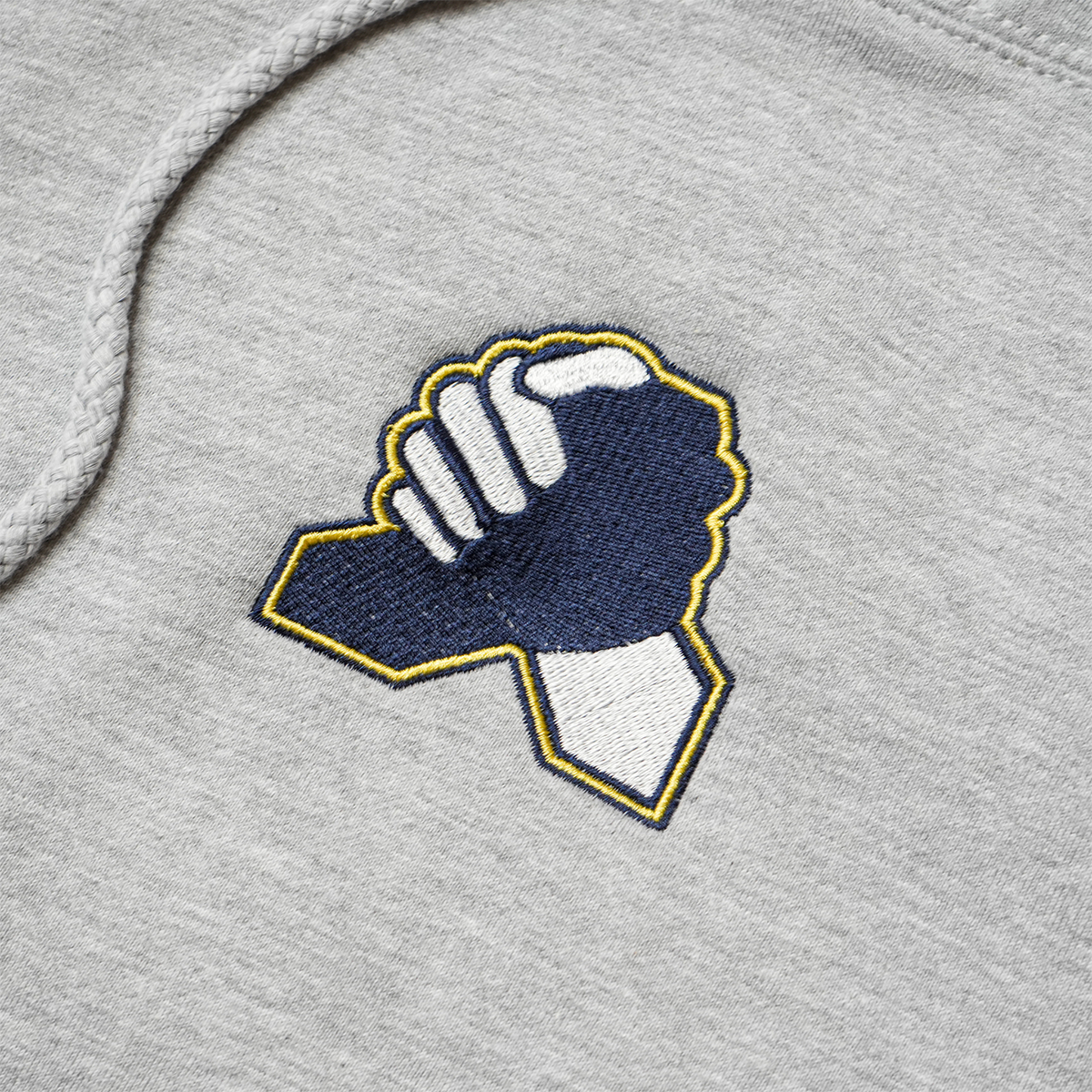 United Hands Hoodie - Heather/Navy