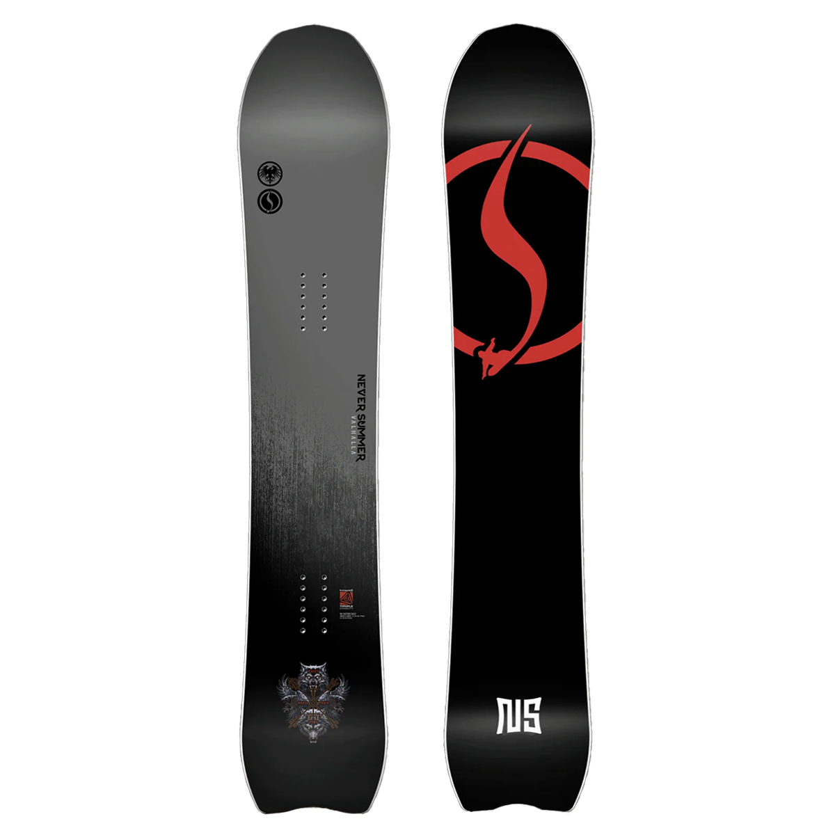 Never Summer 2026 Valhalla Snowboard - Assorted Sizes