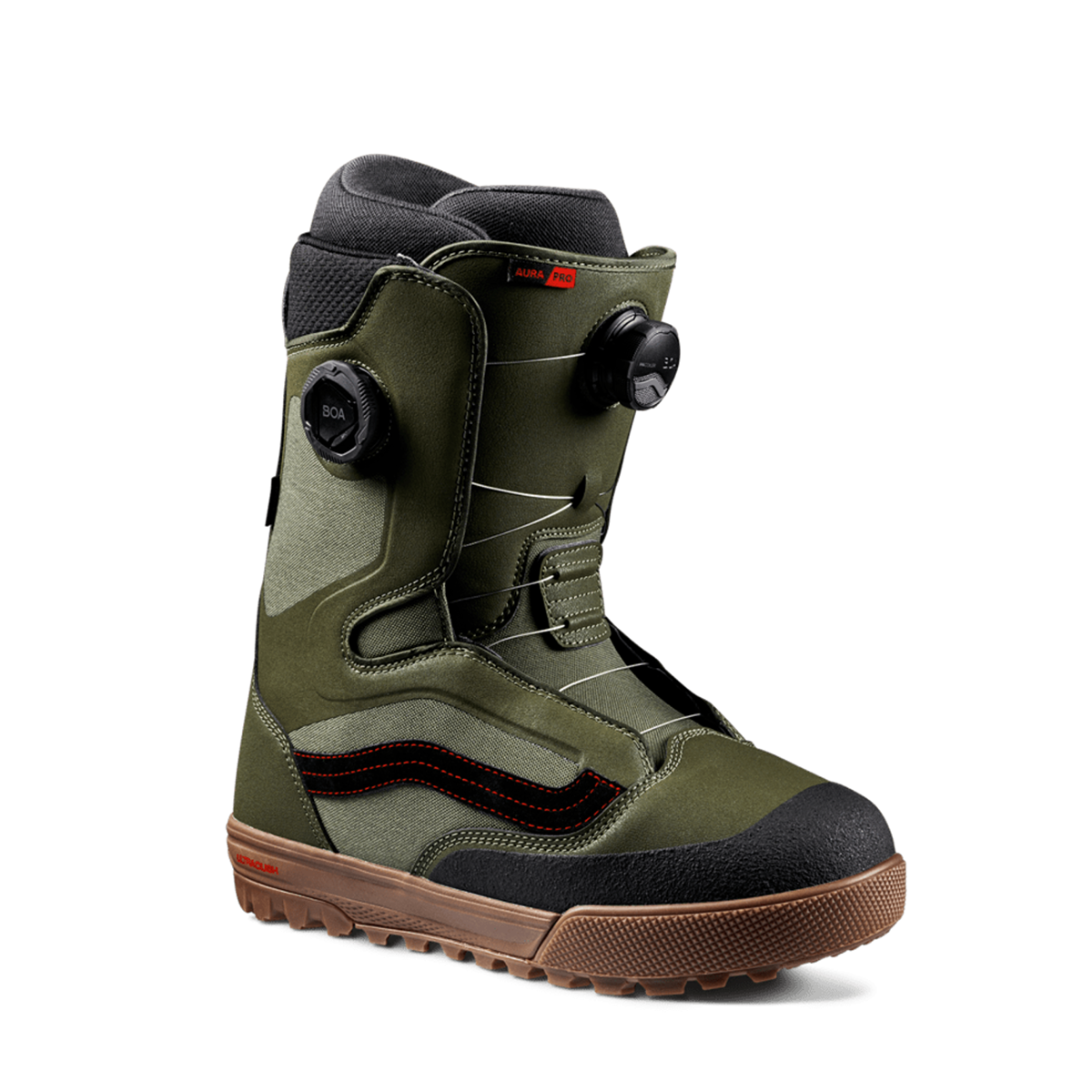 Vans 2025 Aura Pro Snowboard Boot Green Gum - Main Image