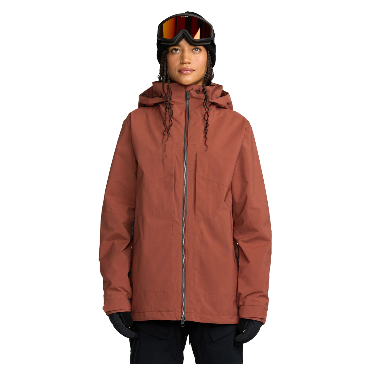 Volcom Womens 2026 AT Stretch Gore-Tex Snow Jacket - Henna
