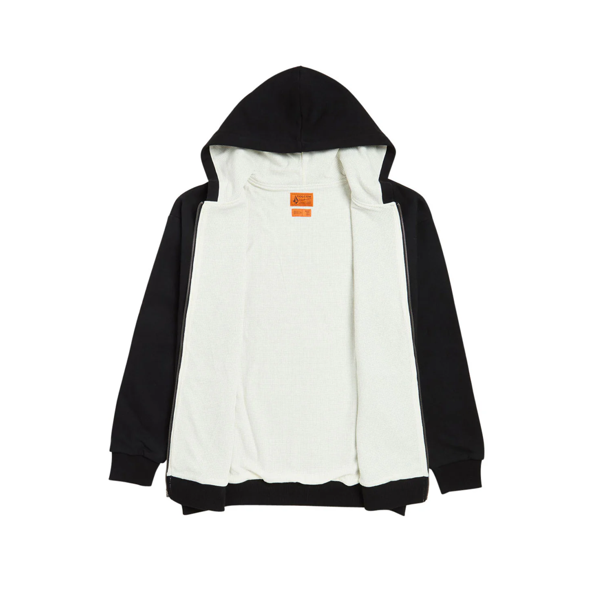 Volcom Axestone Workwear Lined Fleece Hoodie - Black