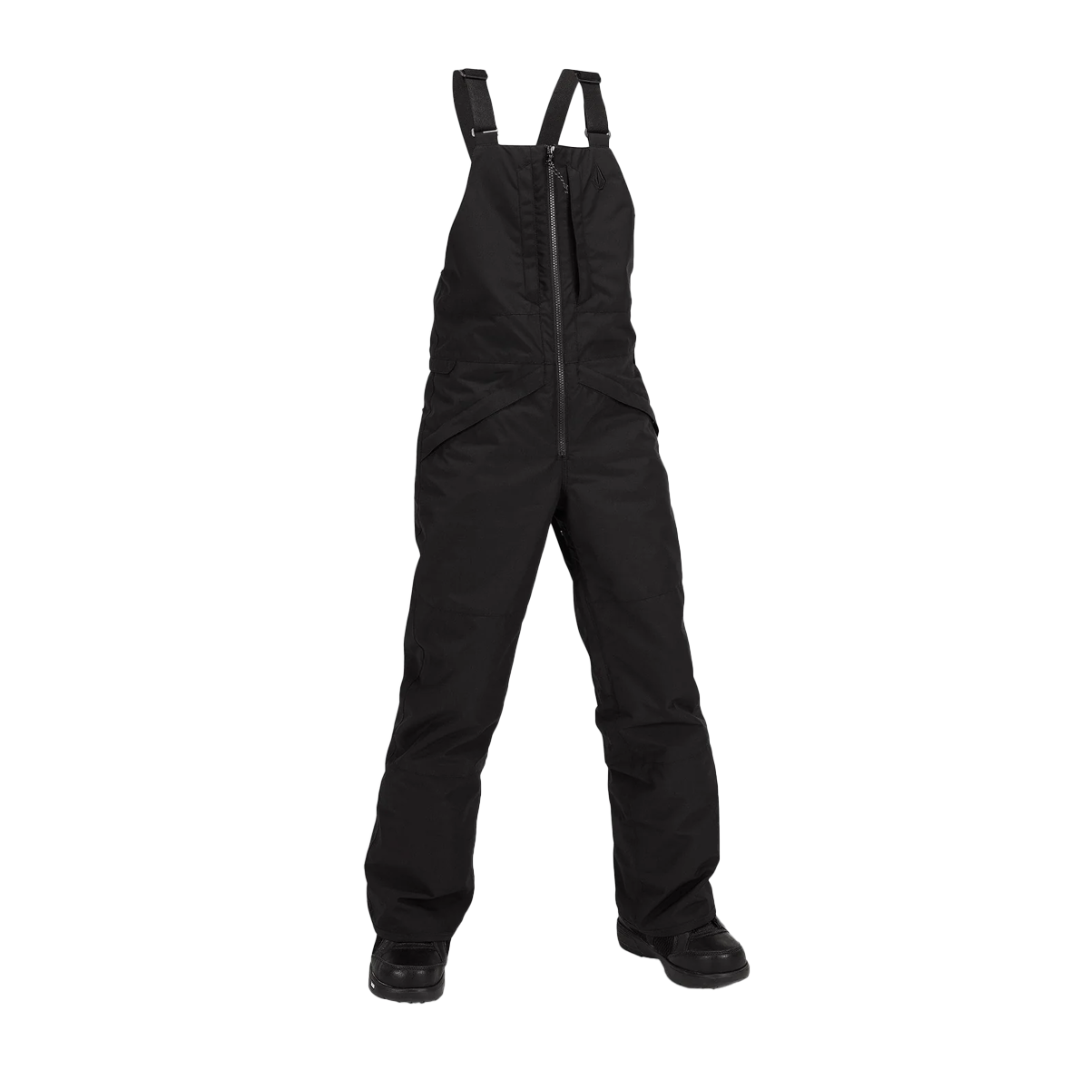 Volcom Youth Barkley Insulated Snow Bib Overalls - Black