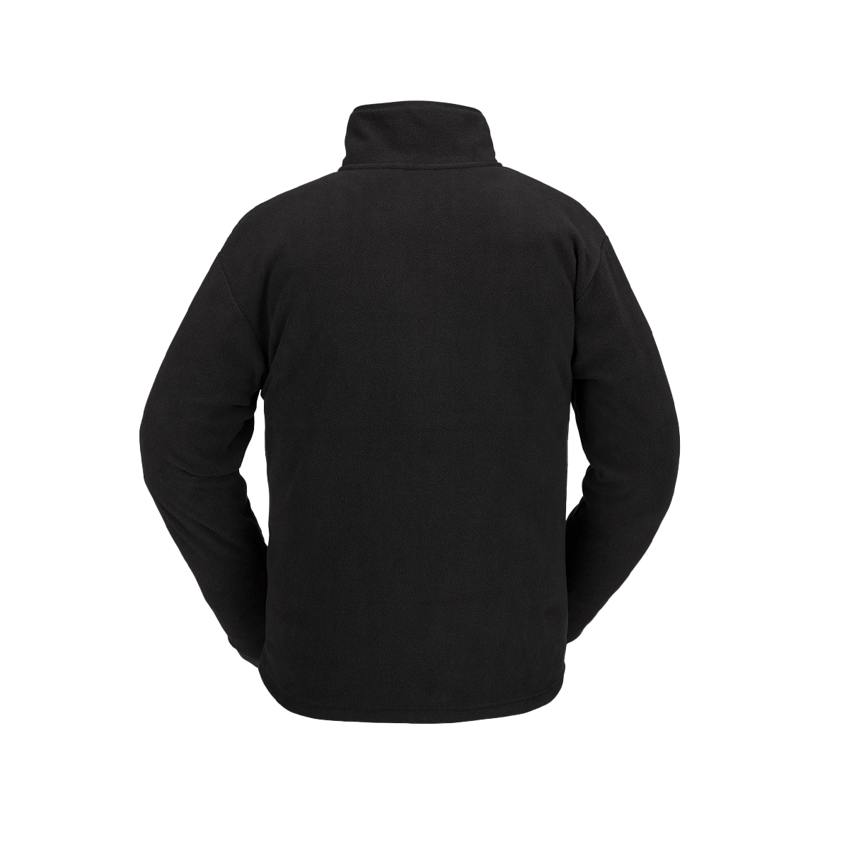 Volcom Polar Fleece Mock 1/2 Zip Pullover - Black