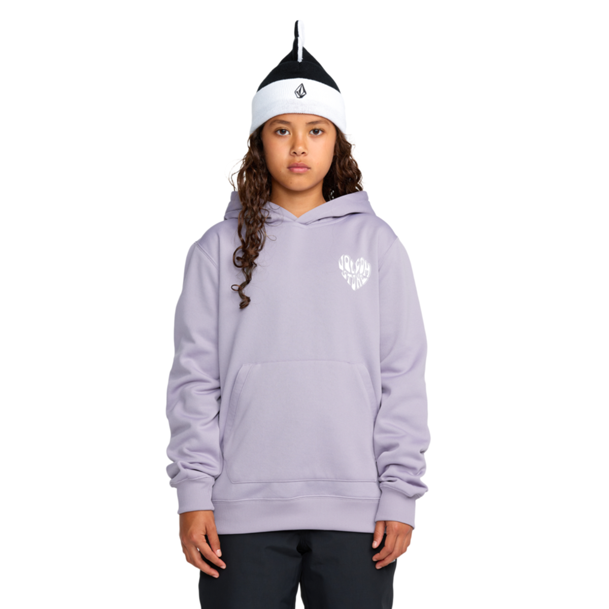 2026 SAMPLE Volcom Kid's Hydro Fleece Hoodie - Lavender Aura