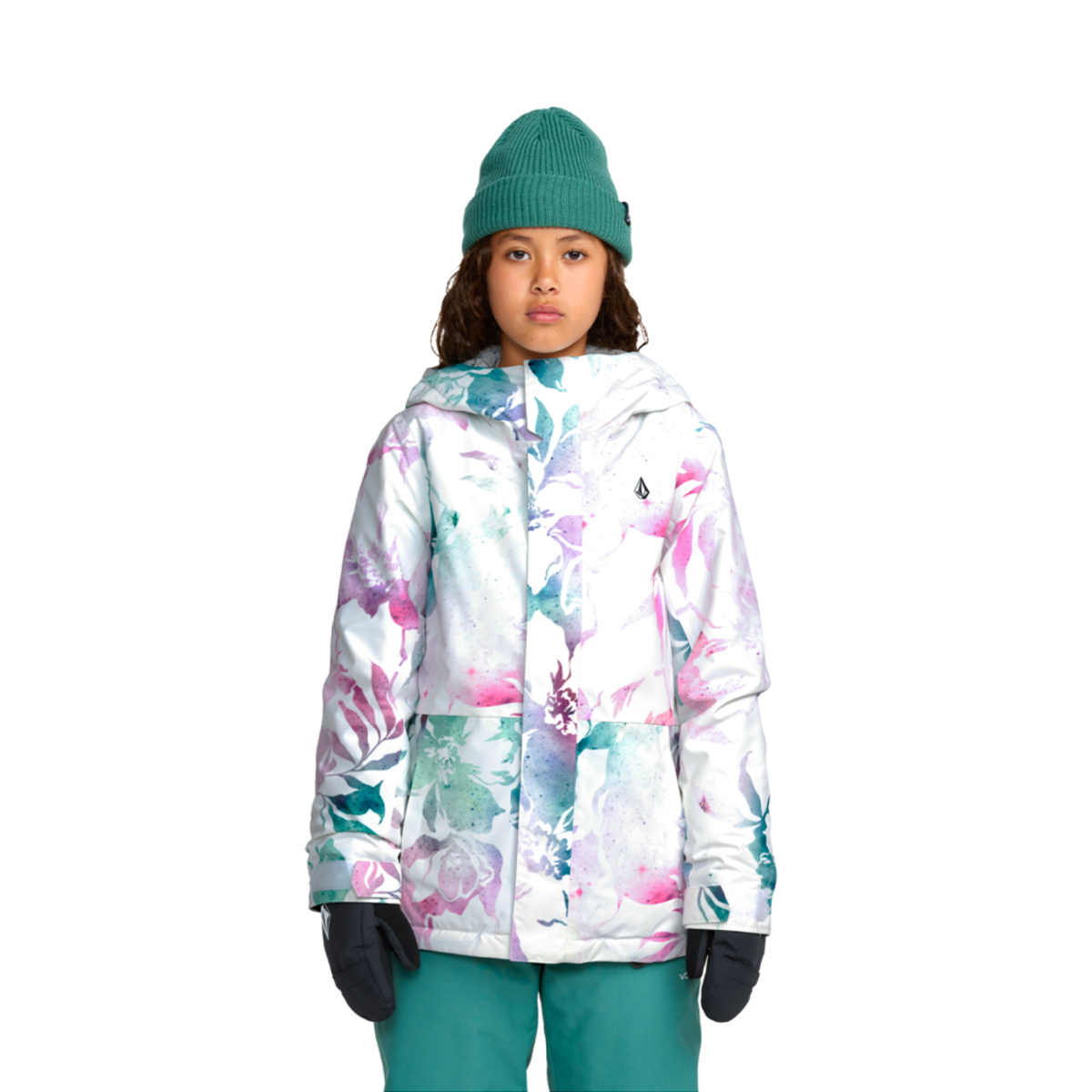 2026 SAMPLE Volcom Kid's Sass'N'Frass INS Jacket - White