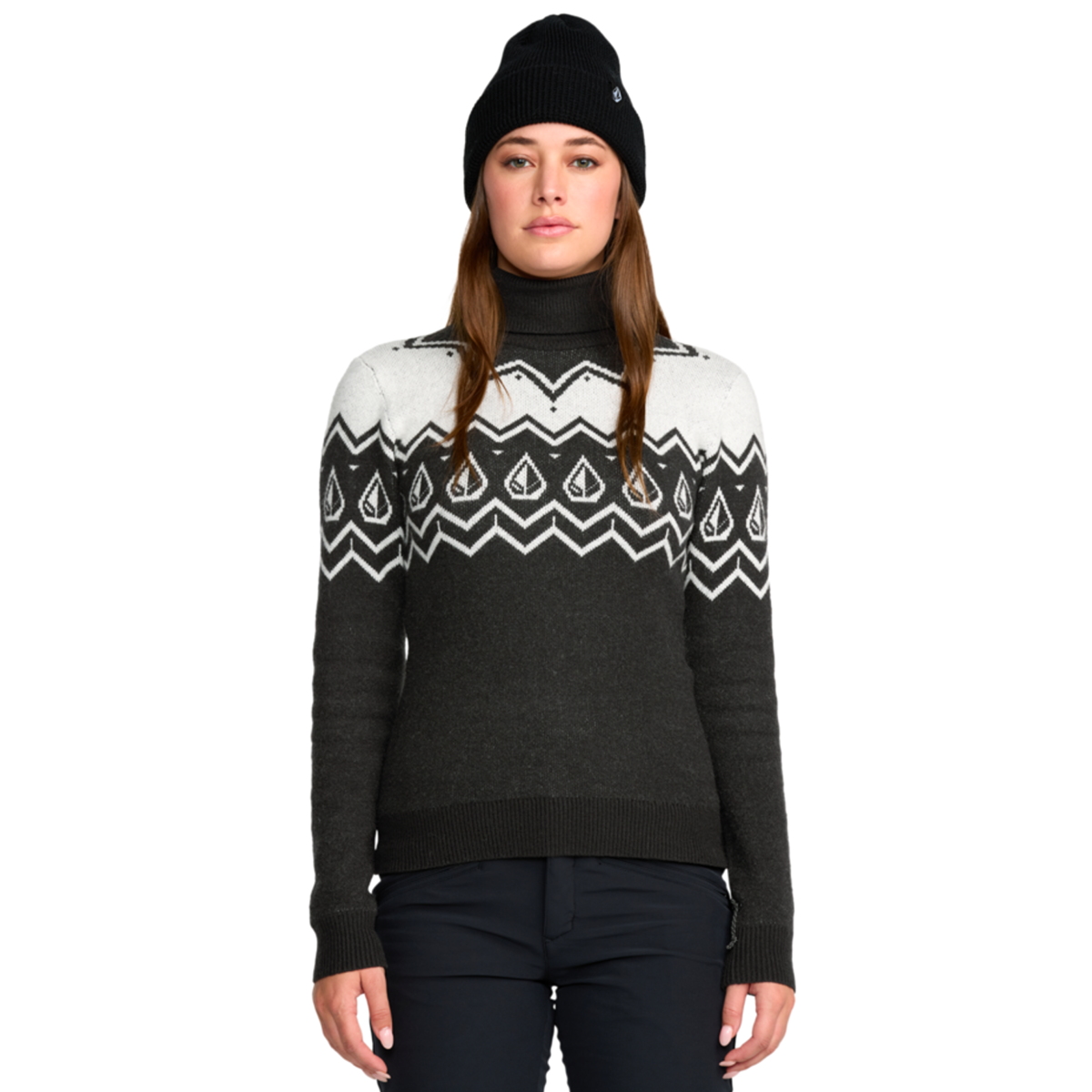 2026 SAMPLE Volcom Women's Fireside Sweater - Black