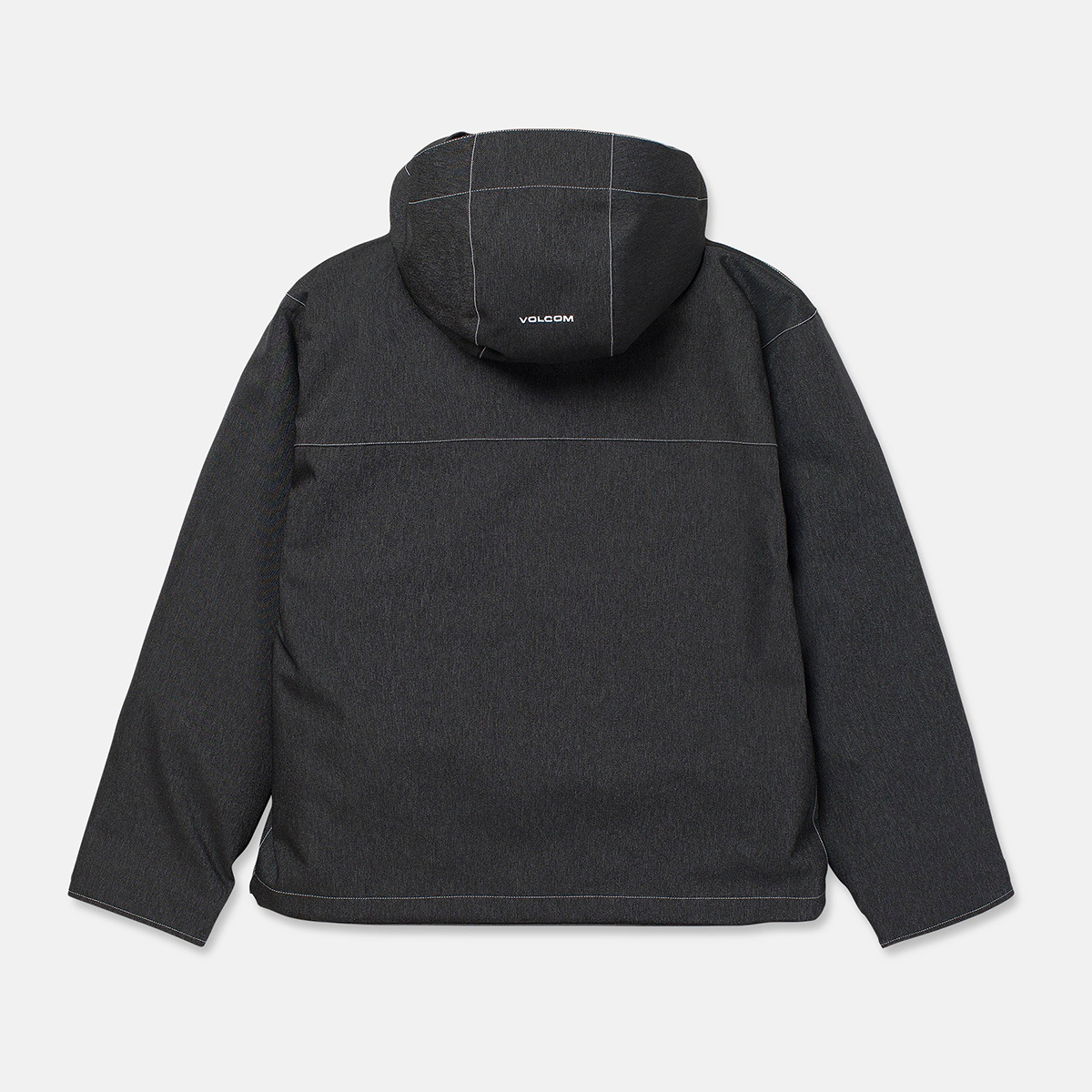 Volcom Top Stitch Snow Jacket - Black Denim