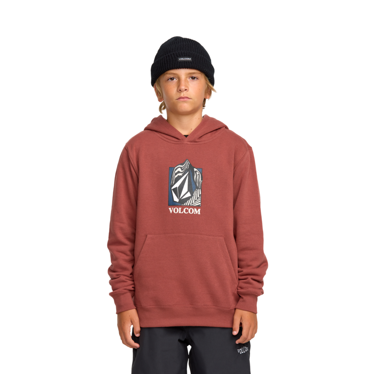 2026 SAMPLE Volcom Youth Essential Hoodie - Henna