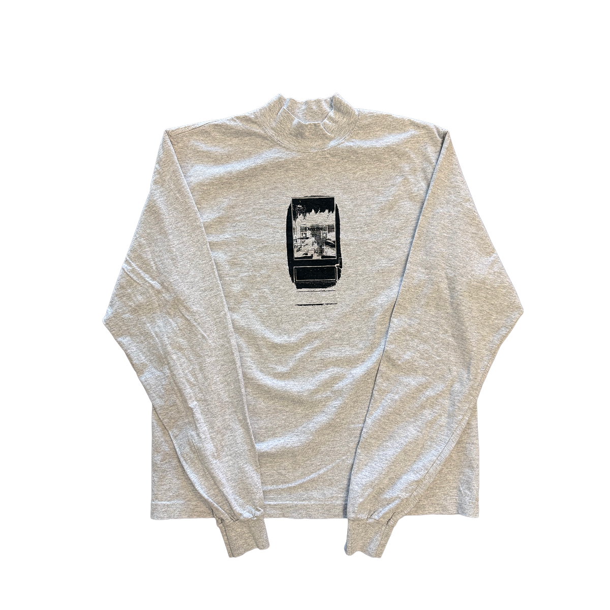 Directive Back Door Mockneck T-Shirt - Ash - Directive Boardshop