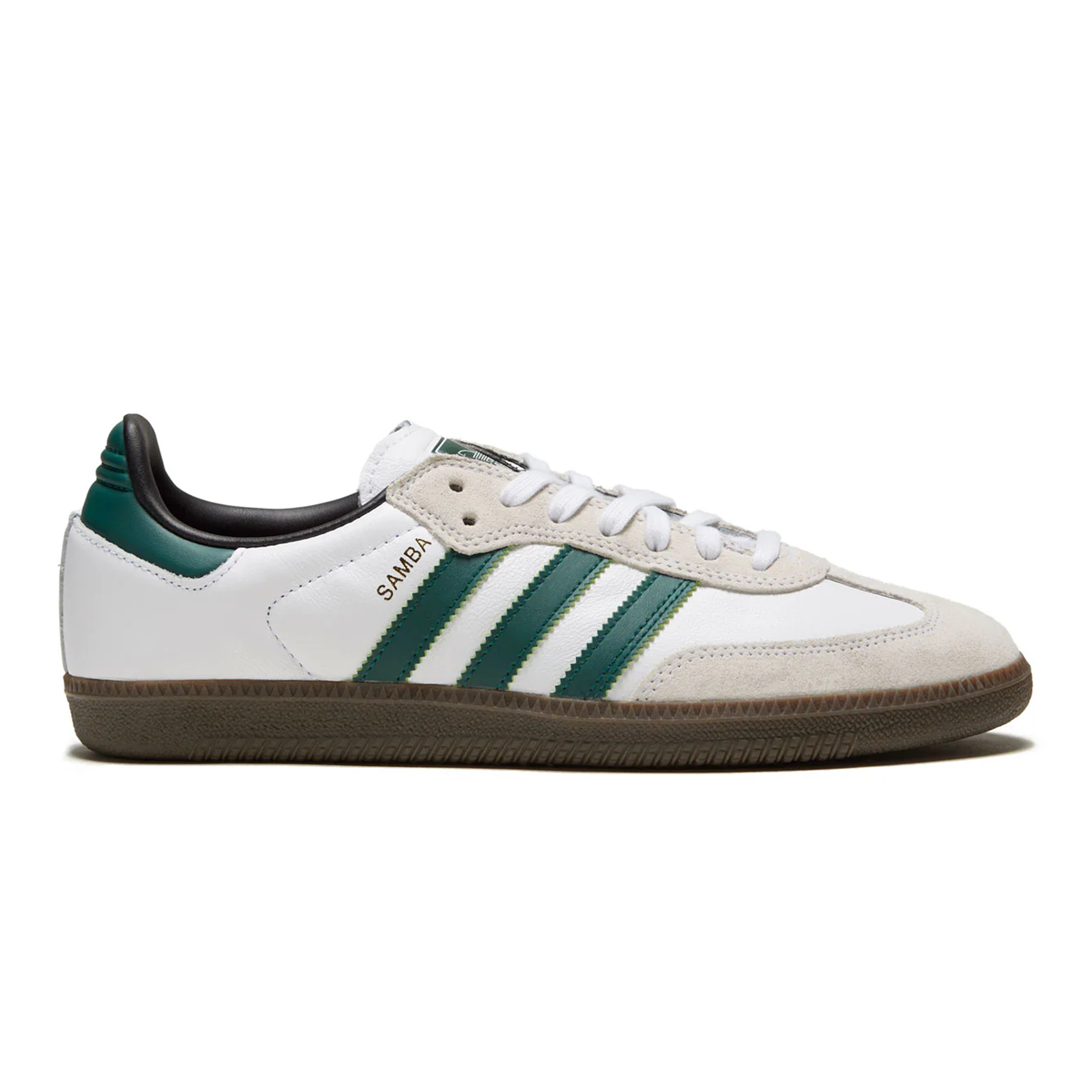Adidas Samba ADV Shoe - Cloud White / Collegiate Green / Clear Granite Adidas Samba ADV Shoe - Cloud White / Collegiate Green / Clear Granite