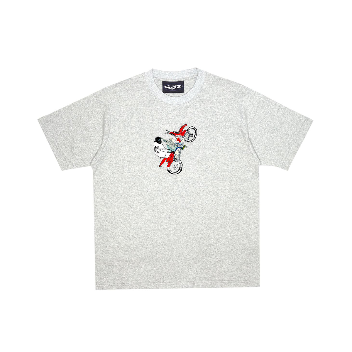 WKND Bike T-Shirt - Light Heather Grey