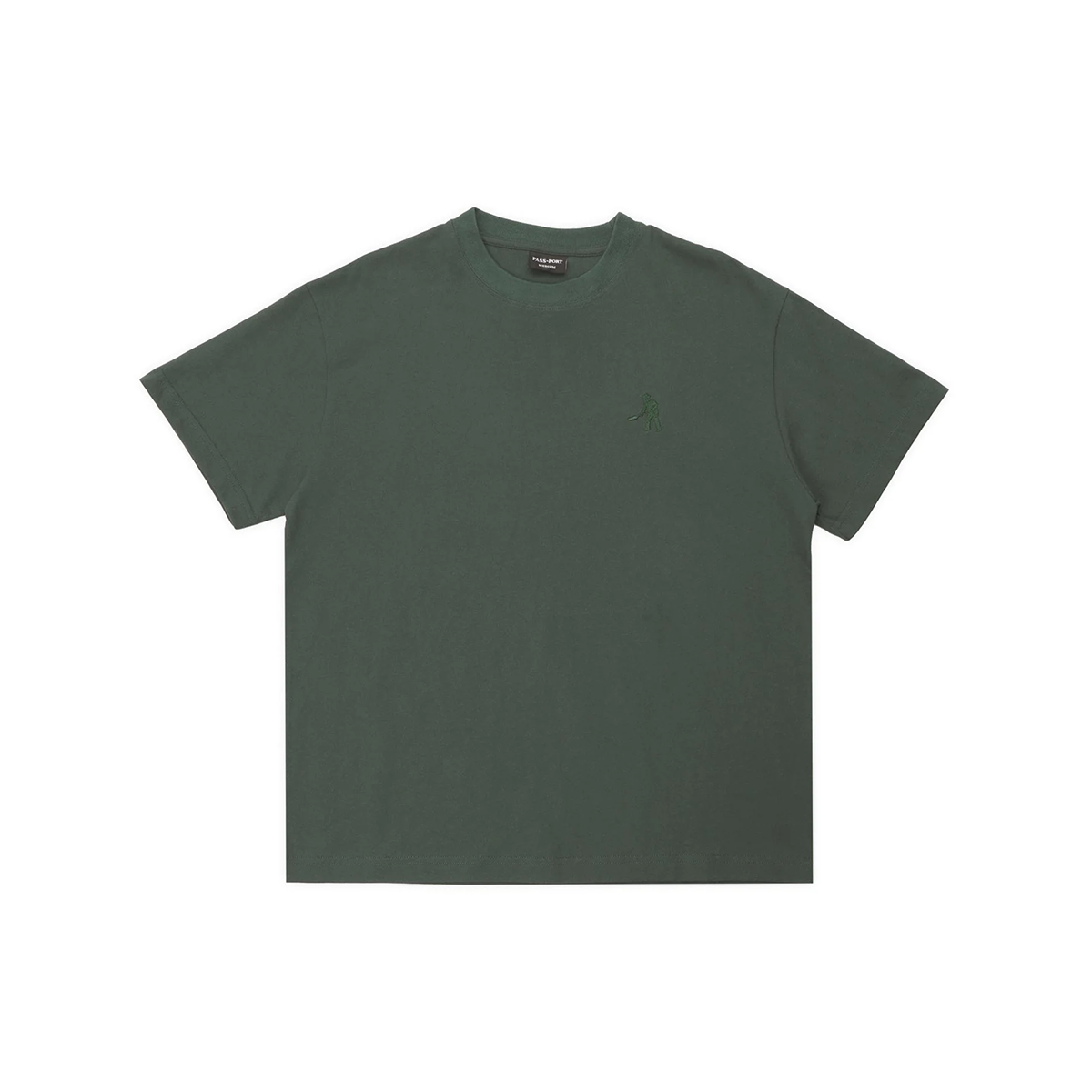 Passport Solid Workers T-Shirt - Forest Green