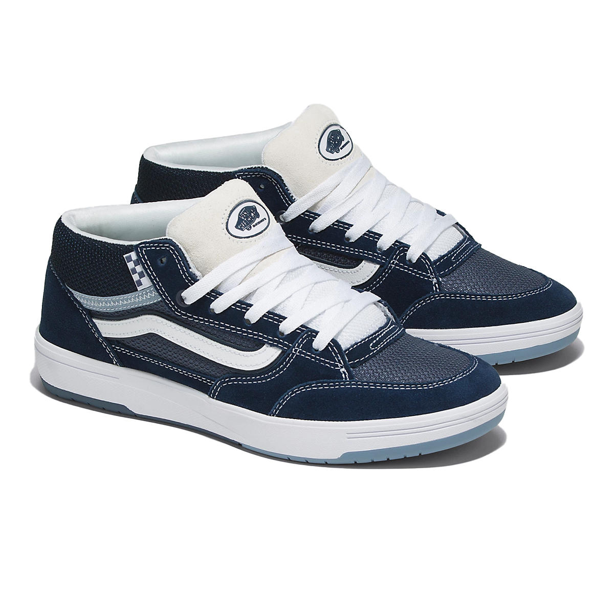 Vans Skate Zahba Mid Shoe Navy Dusty Blue