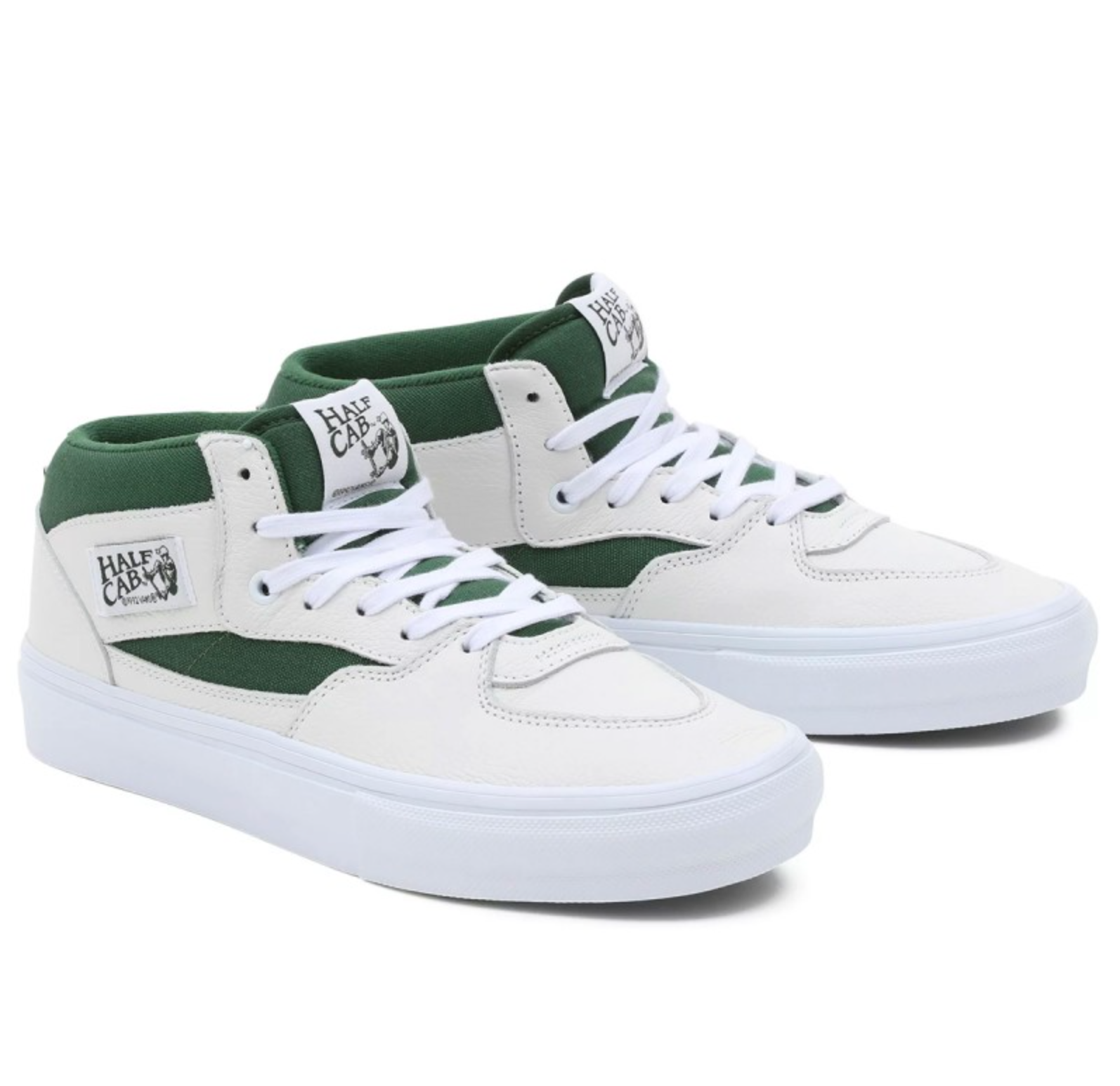 Vans Shoes Skate Slip On-Green/White – Cal Skate Skateboards