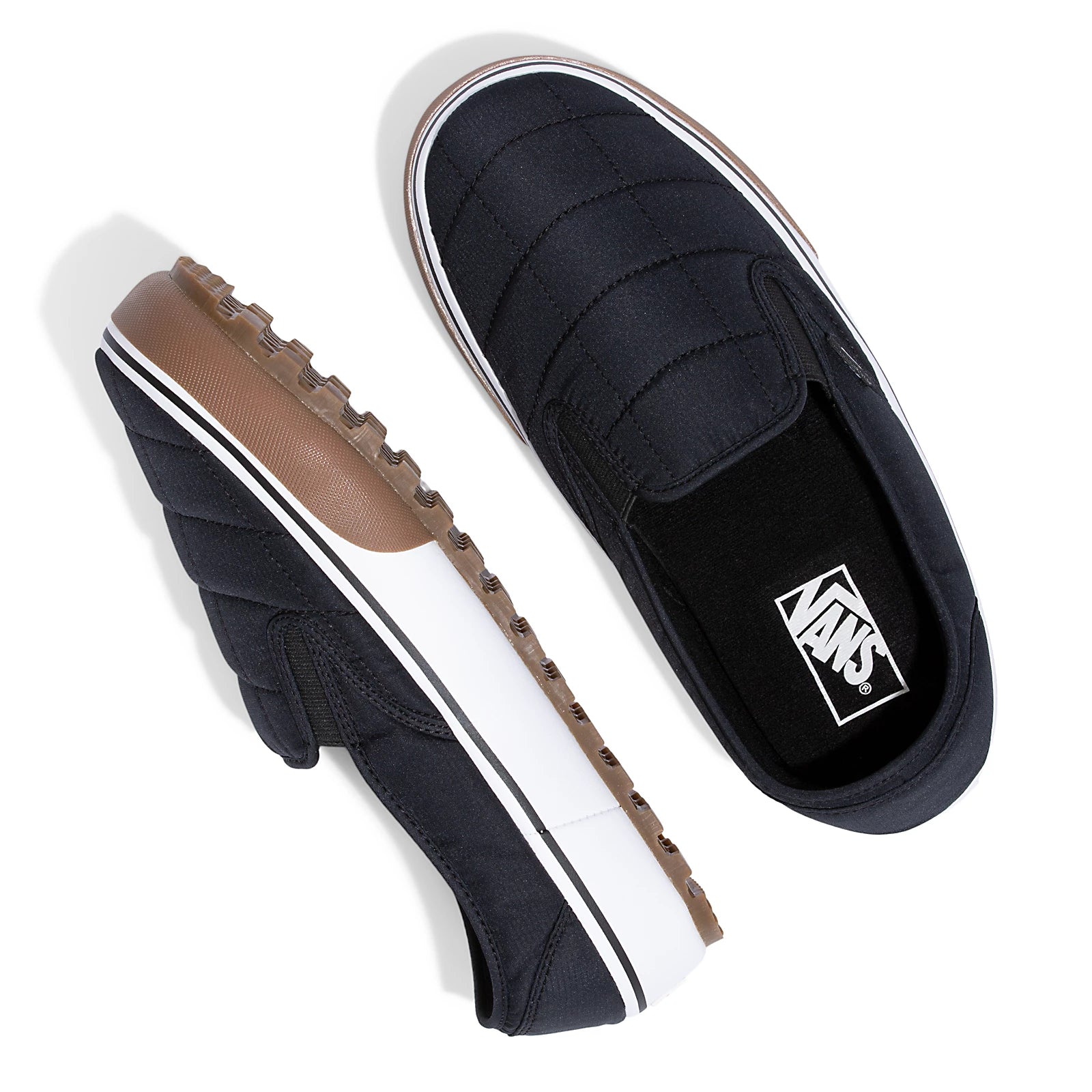 Vans Lodge VansQuard Quilted Slipper Black Directive Boardshop