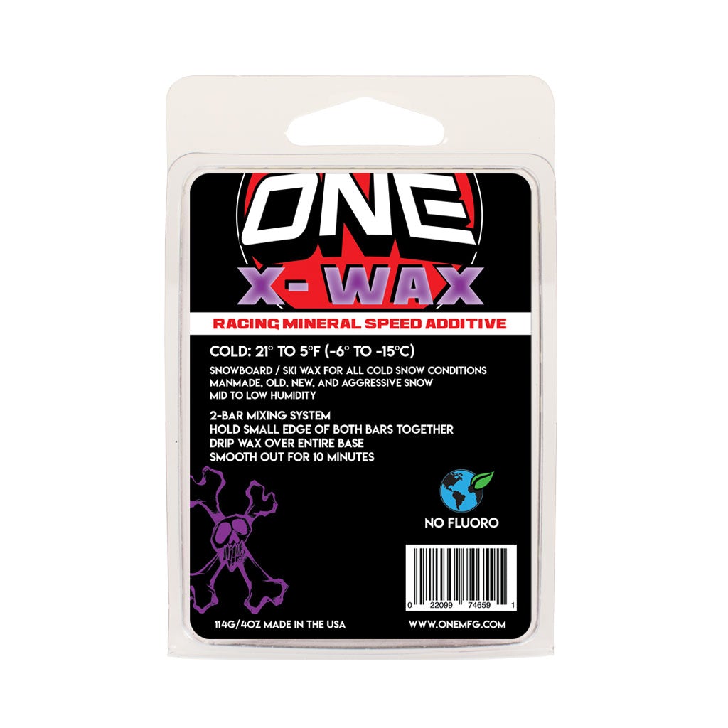 One Ball X-Wax 114g Snowboard Wax - Cold