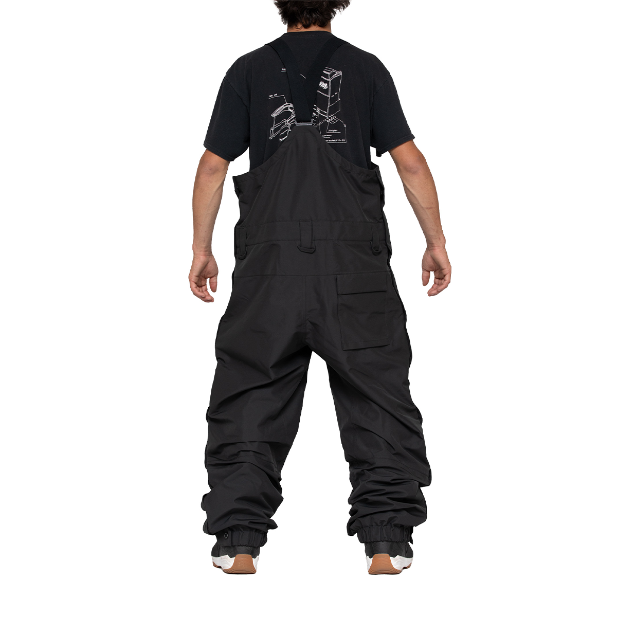 L1 2024 Rankin Snow Bibs - Black