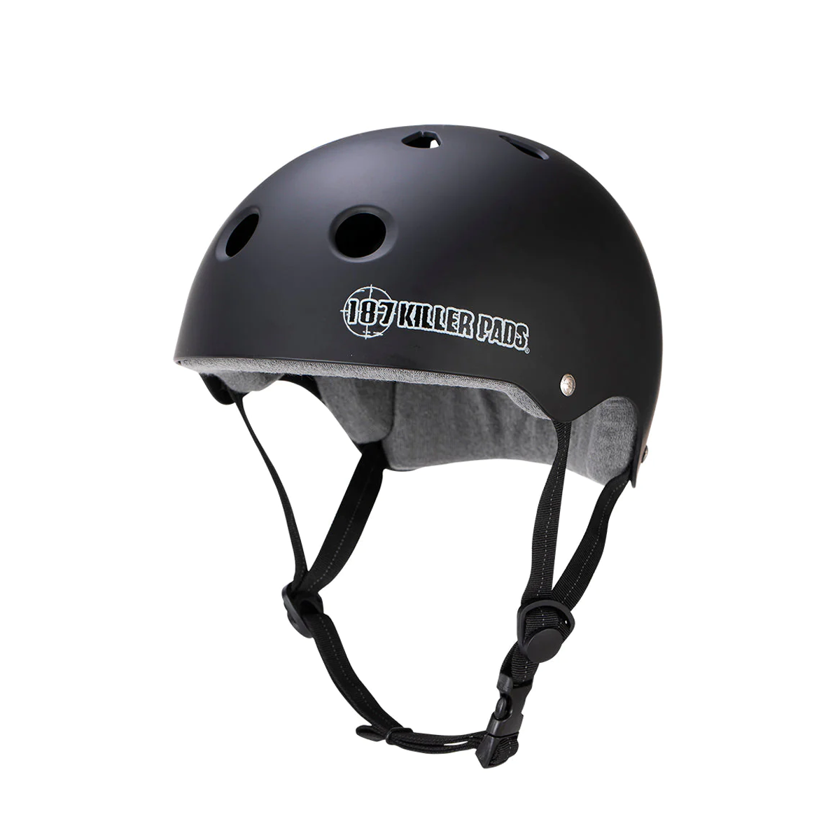 187 Killer Pads Pro Skate Helmet W/ Sweatsaver Liner - Matte Black