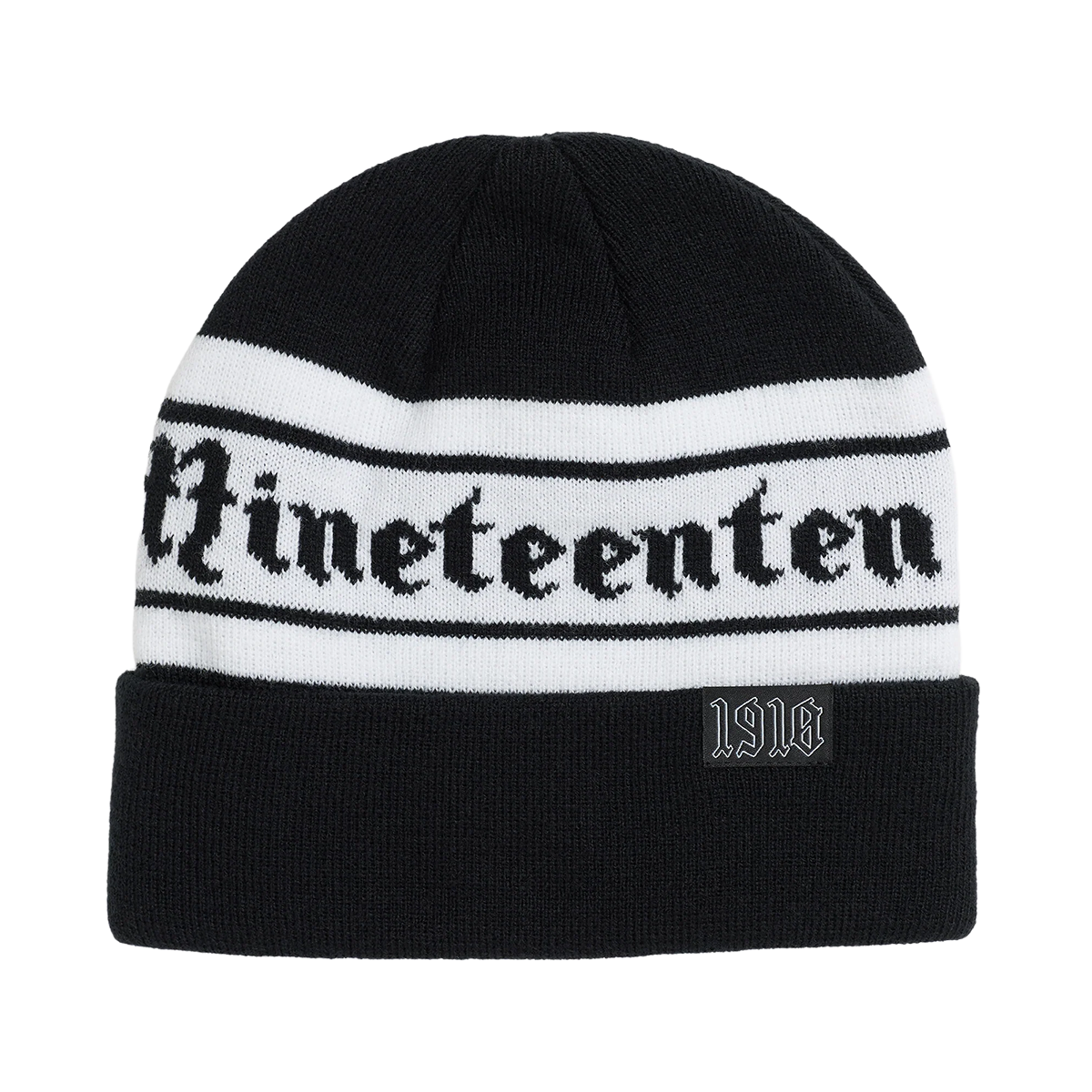 1910 Ironhorse Beanie - Black / White