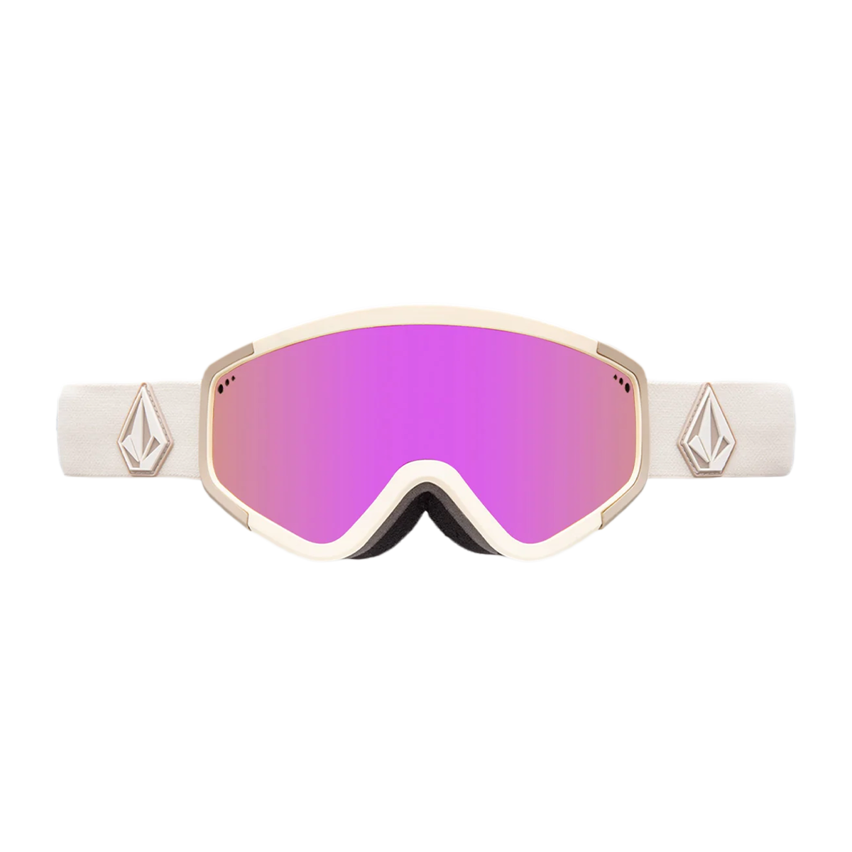 Volcom Attunga Goggles + Bonus Lens - Khakiest Sand/Pink Chrome