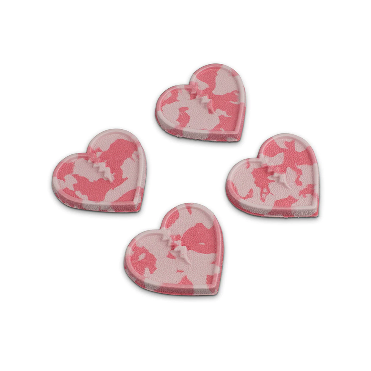 Crab Grab Mini Hearts Stomp Pad - Bubble Gum Swirl