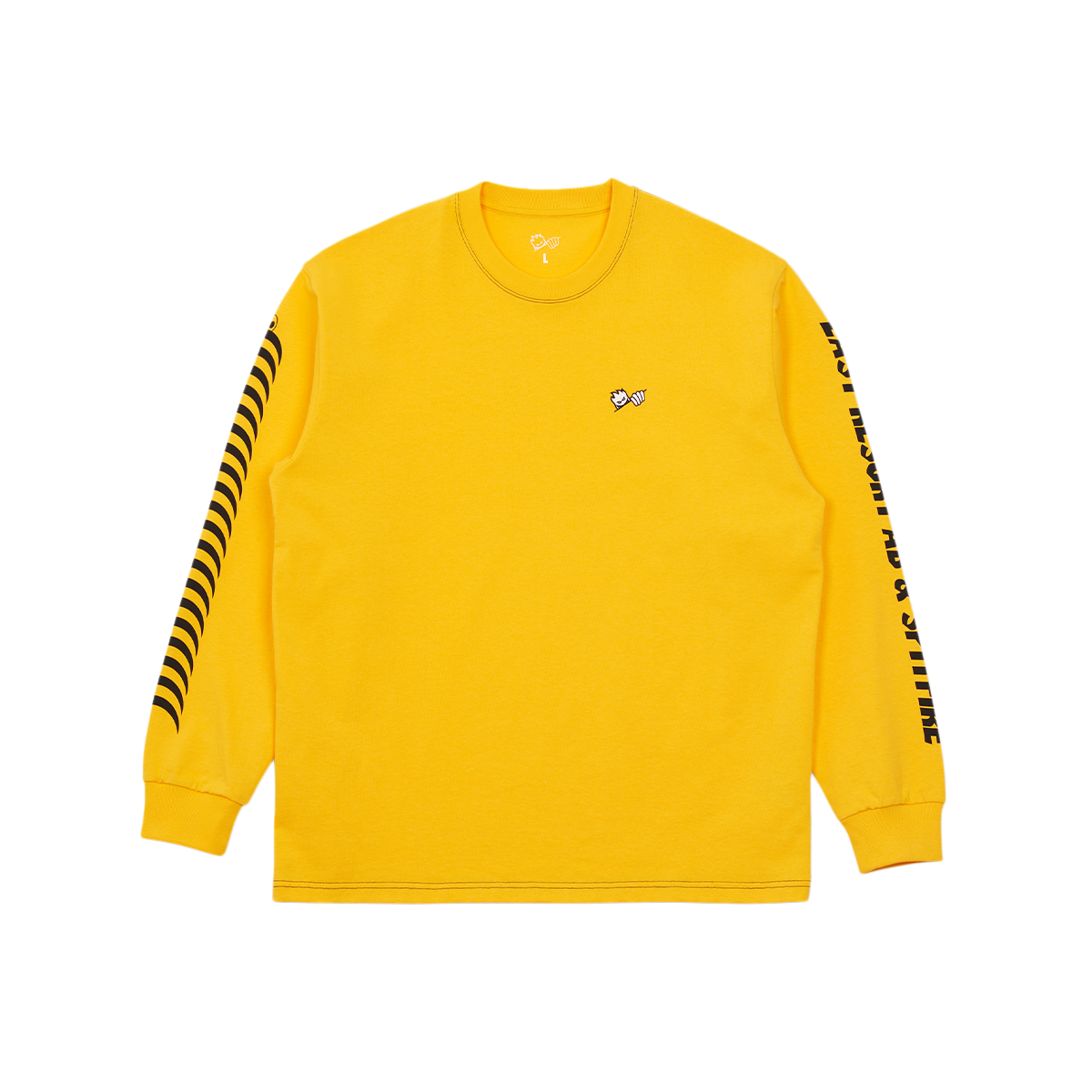 Long Sleeve Vans Yellow Top Vans Women Graphic Crew Neck